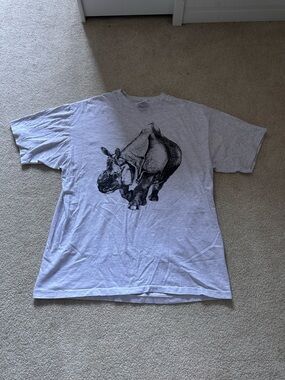 Vintage graphic tee single stitch